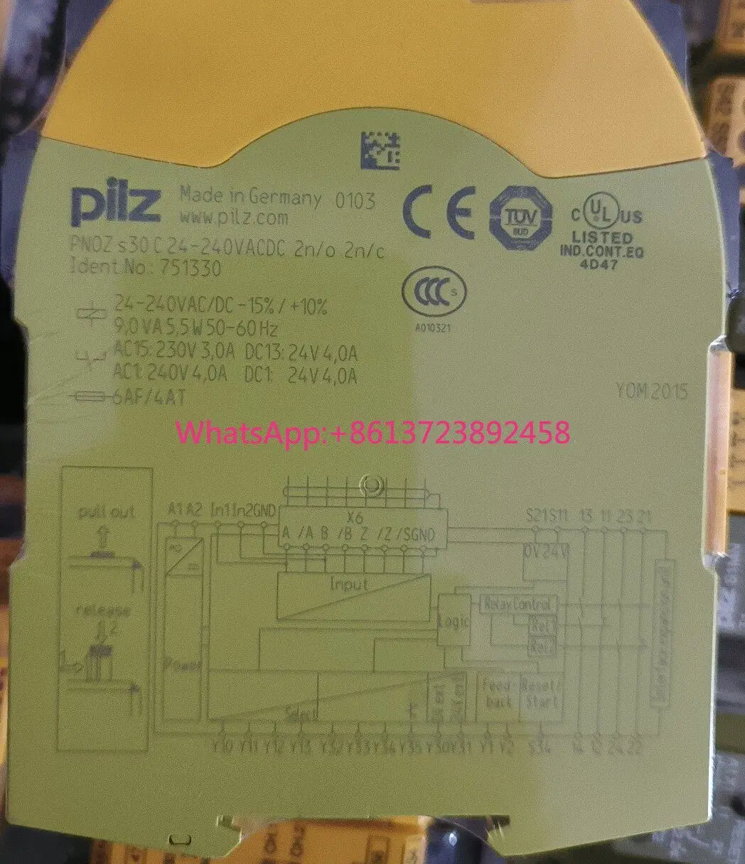 

New PILZ Pilz safety relay PNOZ s30 model 751330 in stock