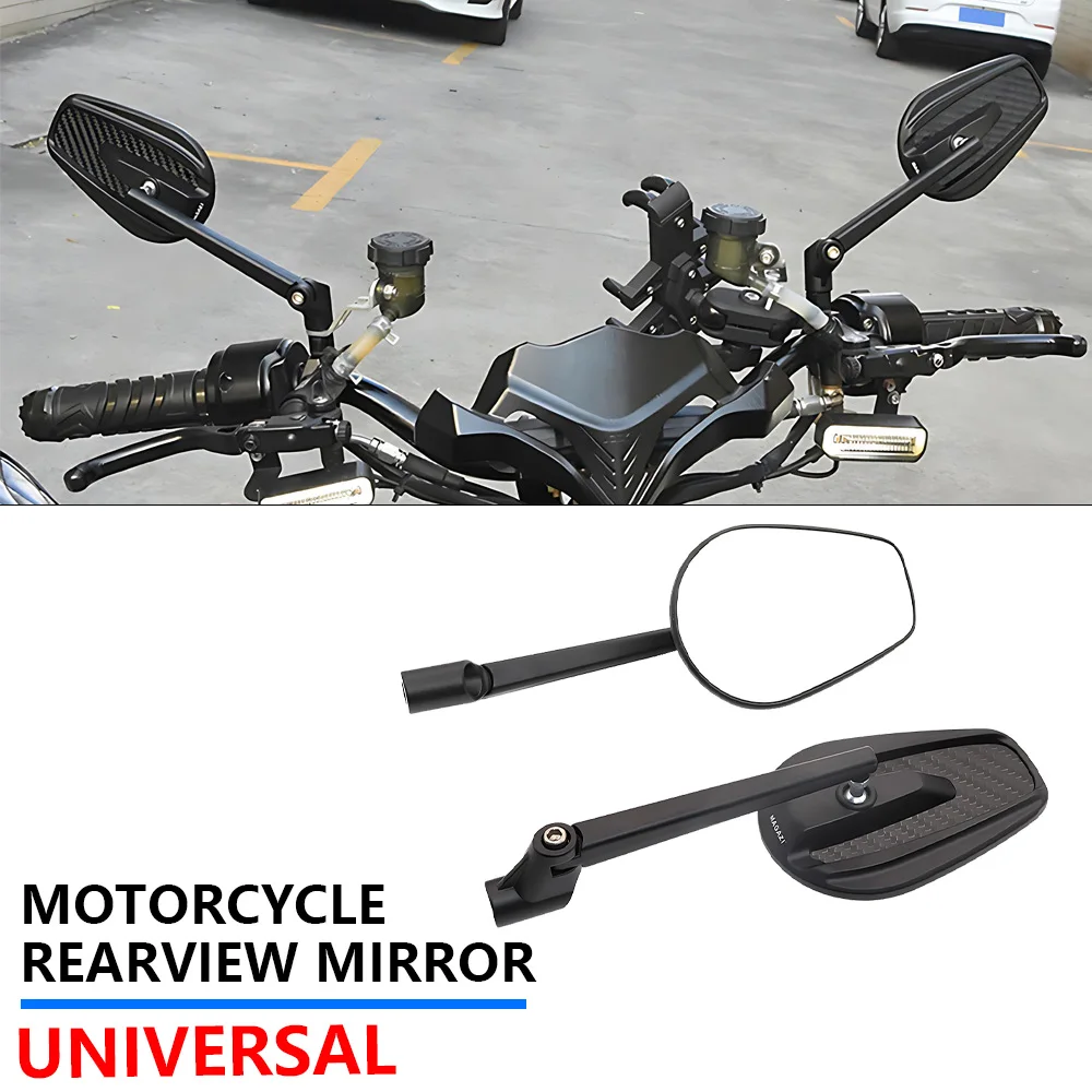 

MTKRACING ALLMODELS Rearview Mirrors 2Pcs Back Side UNIVERSAL Motorcycle Convex Mirror ARE GENERALLY