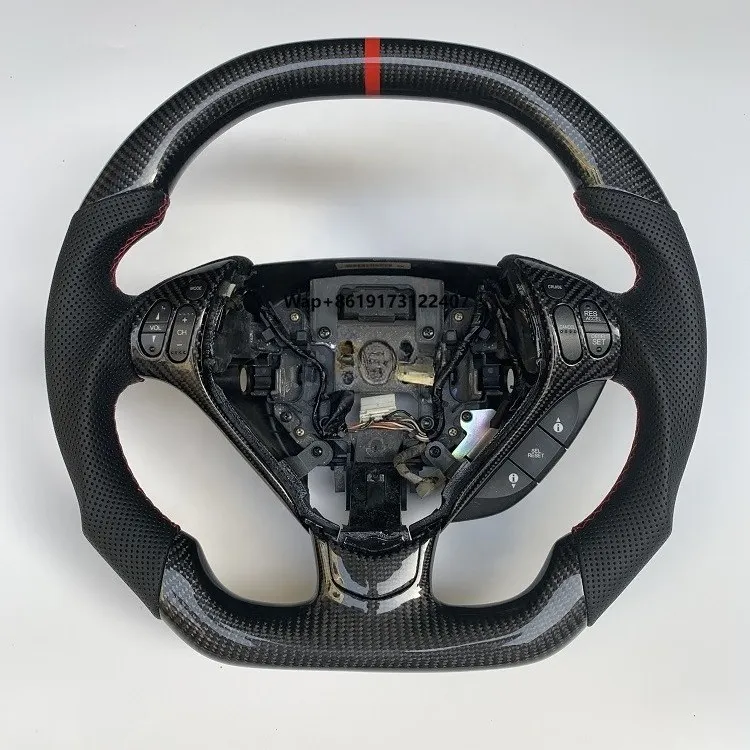 

CCexcellent Real Carbon Fiber Handmade Sports Steering Wheel for ILX TL with 100% Fit and Custom Design
