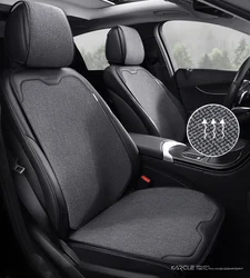 Car Seat Cover Linen Cotton Set Car Seat Cushion Soft Universal Seat Cushion Chair Protector Pads Auto Seats Cover Accessories