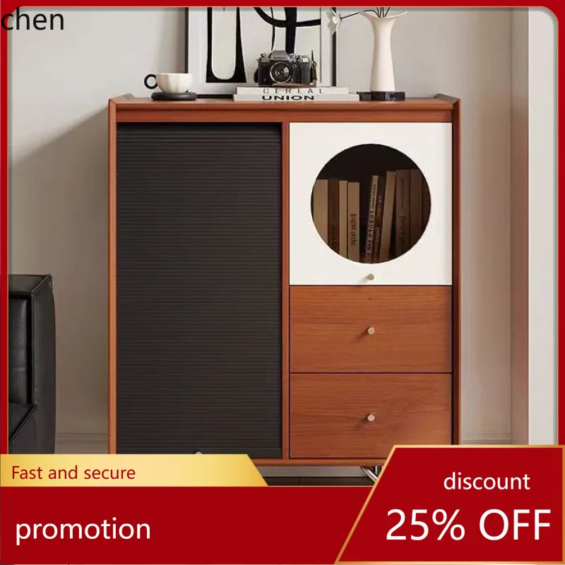 

HTT New Boxwood Sideboard Wall-Mounted Integrated Tea Cabinet Storage Side Cabinet Entryway Console Cabinet