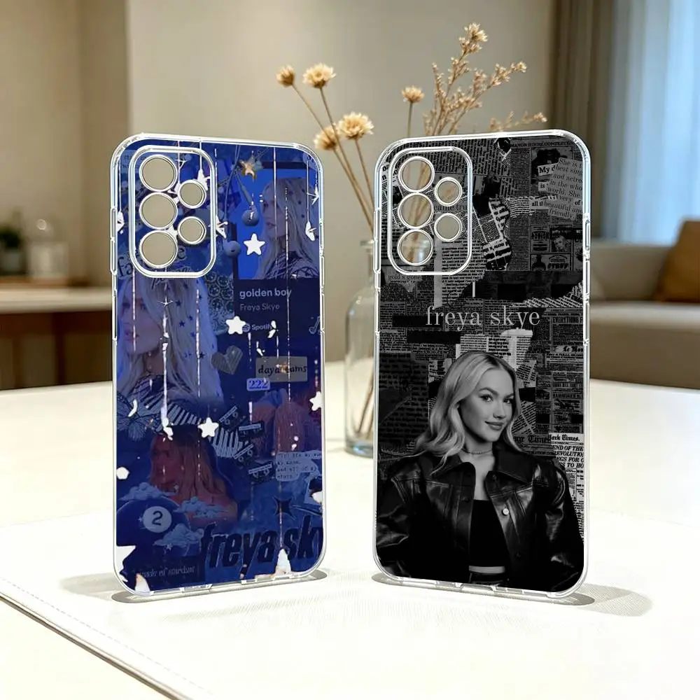 F-Freya Skye S-Singer   Phone Case For Samsung S25,S24,S21,S22,S23,S30,Ultra,S20,Plus,Fe Transparent Cover