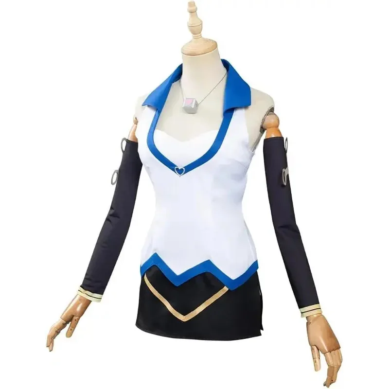 

CyFulujiacos Anime Edens Zero Rebecca Bluegarden Cosplay Costume Women Dress Outfits Halloween Customize
