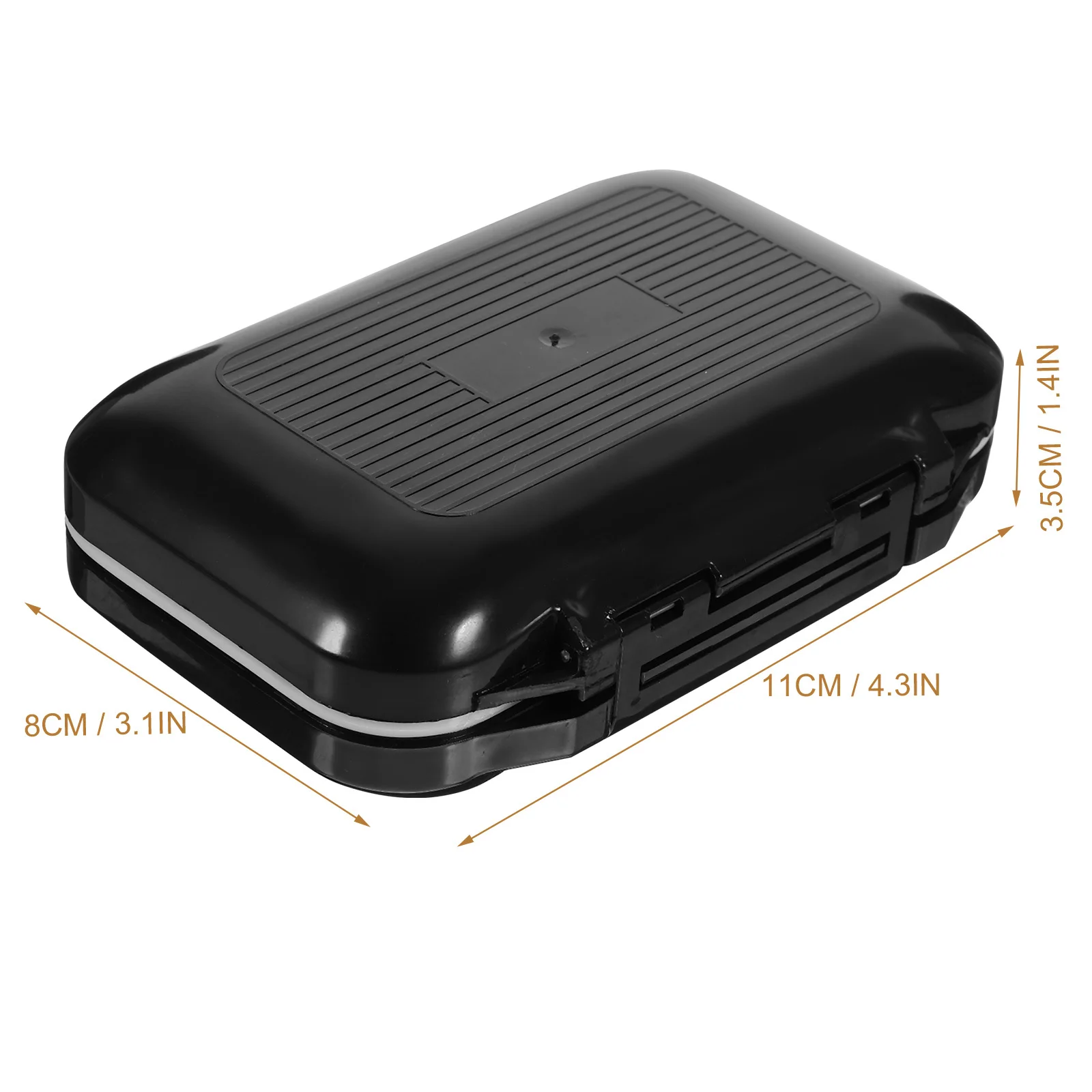 

High-Grade Fishing Hook Box Impact Resistant Waterproof Hook Box Accessories Transparent Pc Inner Cover Small Accessories