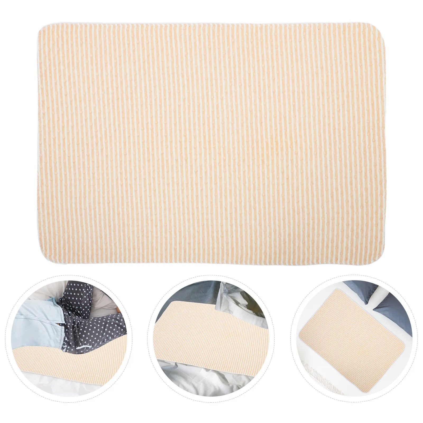 

Baby Waterproof Bed Pad Thickened Four Layer Reusable Underpad Washable Mattress Cover Bed Wetting Changing Pad for Toddler