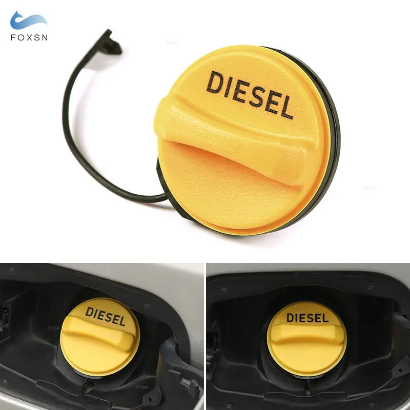 LR053666 For Land Rover Discovery 3 4 LR3 LR4 Range Rover Evoque Range Rover Sport Car Fuel Gas Tank Filler Cap Assembly Yellow