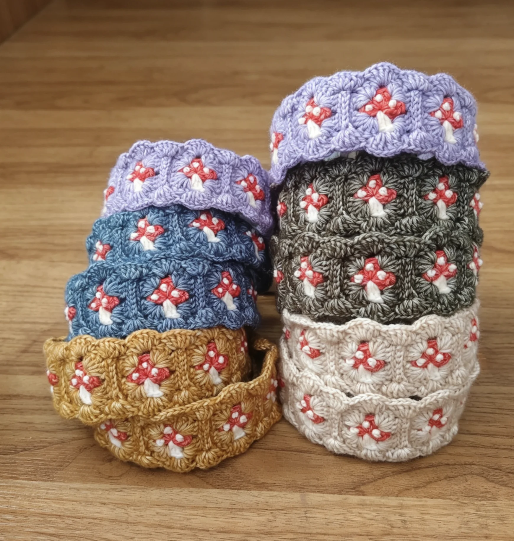 faixa-de-cabelo-artesanal-de-croche-com-padrao-super-fada-estilo-avo-versatil-feminina-estilo-Etnico-faixa-de-cabelo-cogumelo