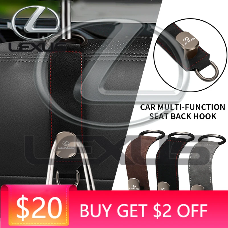 

Металлический крючок-держатель для хранения на спинку сиденья автомобиля, аксессуары для Lexus CT ES GS NX IS250 CT200h IS300h ES300h RX40