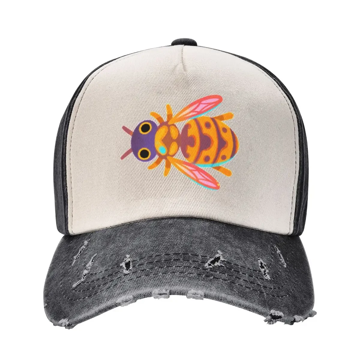 

Solitary wasps - bright Baseball Cap Military Cap Man Ball Cap custom caps Fishing Women's Men's
