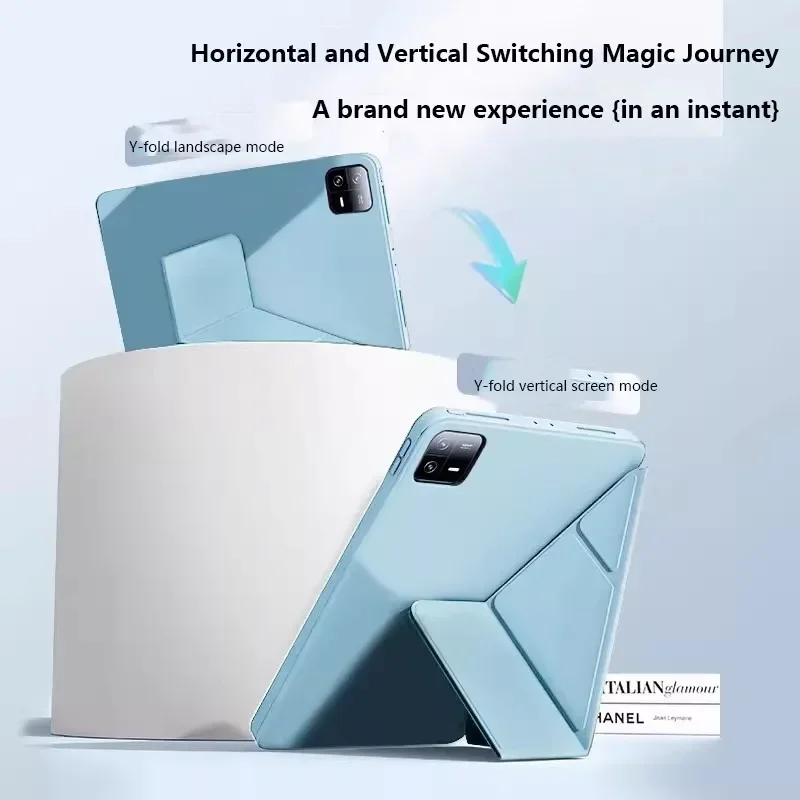 2025 حافظة جلدية جديدة قابلة للطي Y لهاتف سامسونج جالاكسي تاب S11 S10 Lite FE 10.9 "SM-X400 X406B S9 S8 S7 A9 + A11 Plus 8.7 #4