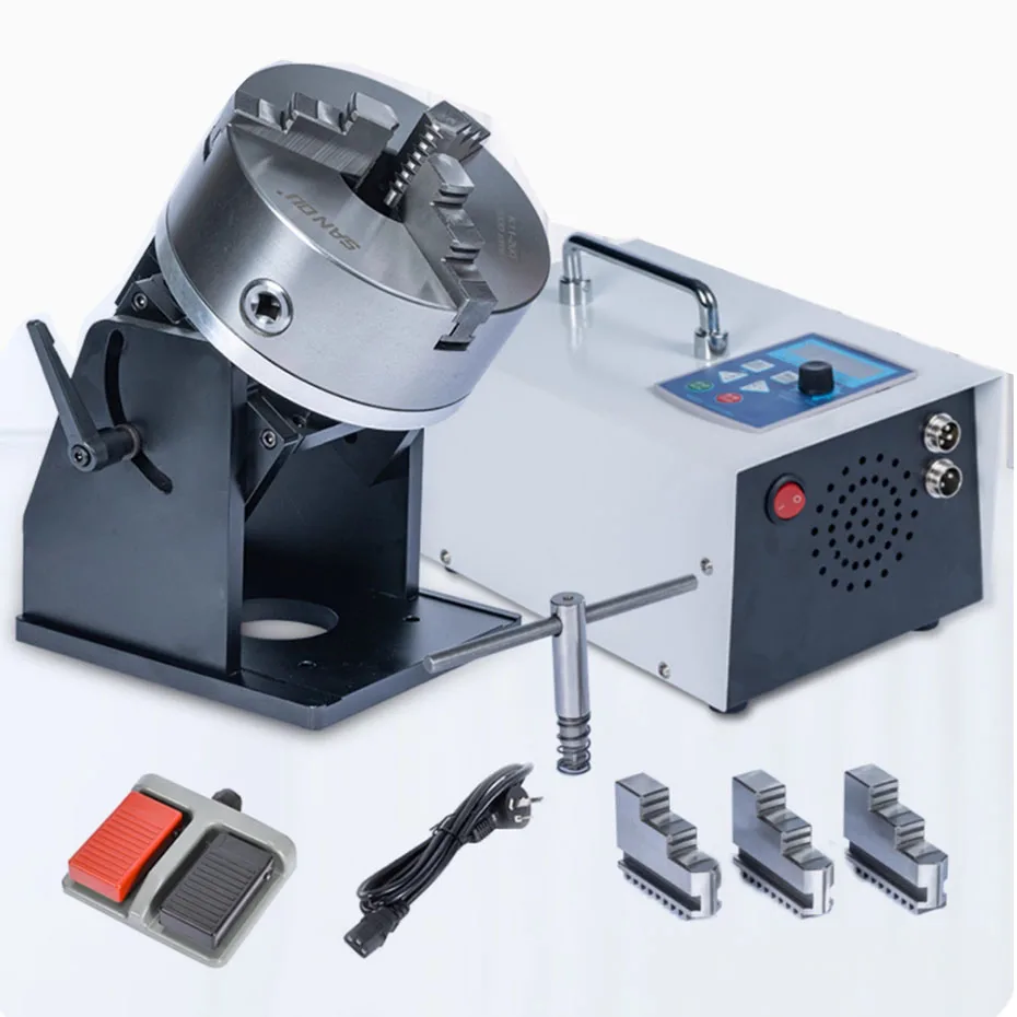 Automatic CNC precision positioner argon arc welding laser welding marking machine rotating table rust removal inspection