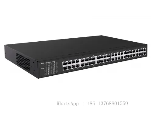 High Quality 48 Port 10/100/1000Mbps RJ45 Backplane Bandwidth 112G Ethernet Switches