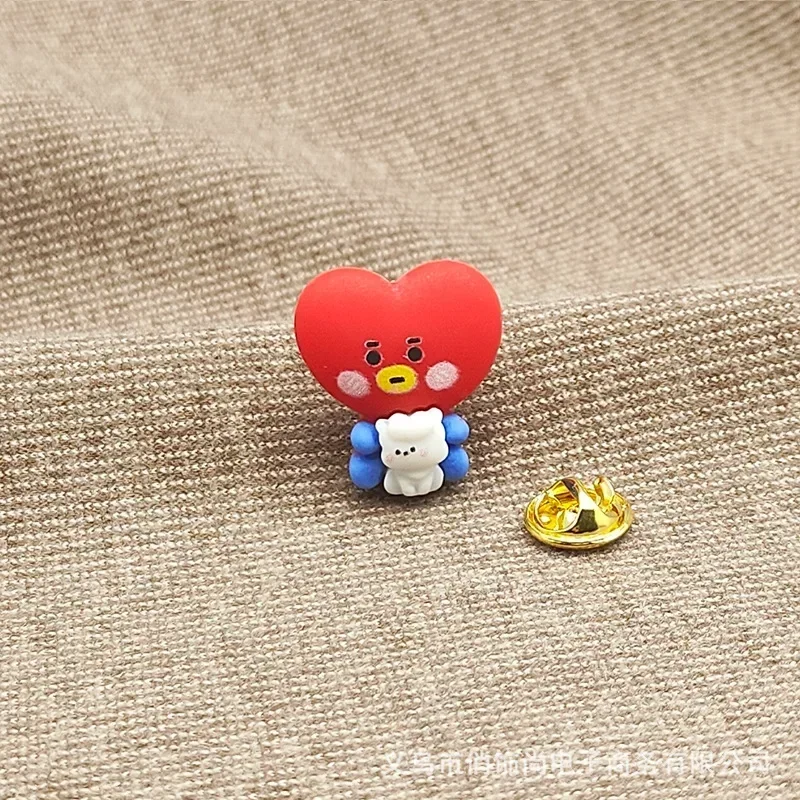 เข็มกลัด lencana pin ปกเคลือบลายการ์ตูนน่ารักสำหรับเป้เสื้อผ้ายีนส์ตกแต่งป้ายอะนิเมะเครื่องประดับสำหรับเป็นของขวัญให้เพื่อน