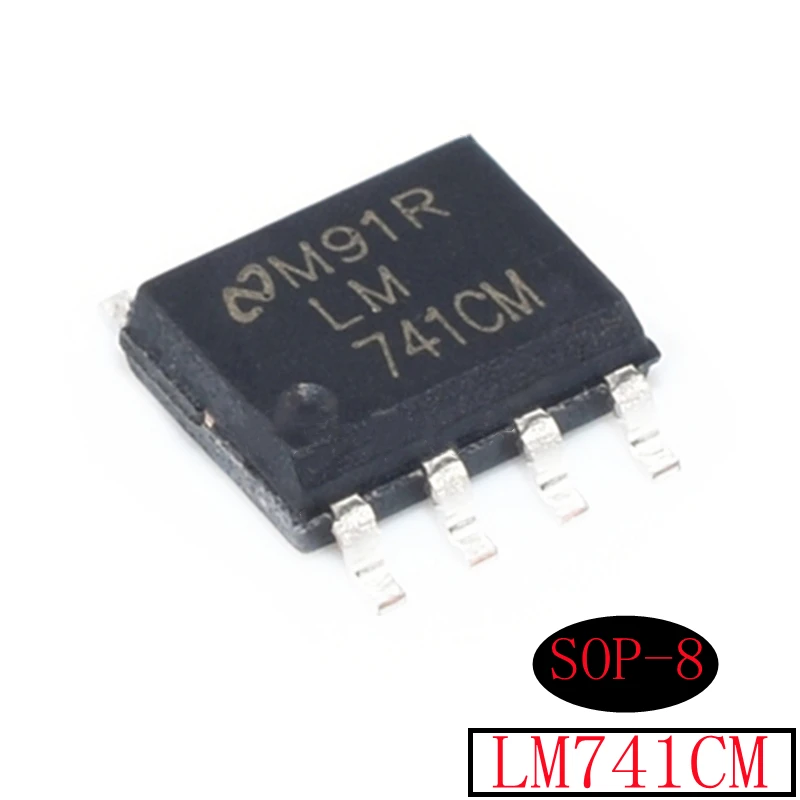 New original LM741CM SMD SOP-8 operational amplifier IC LM741