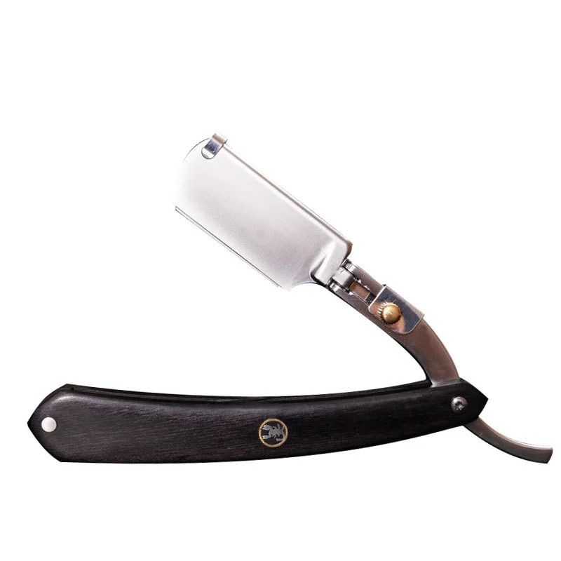 Лезвие с деревянной ручкой, бритвы для бритья, профессиональная парикмахерская бритва, бритва для бровей, мужская сменная лезвие, бритва для бритья для мужчин, подарок