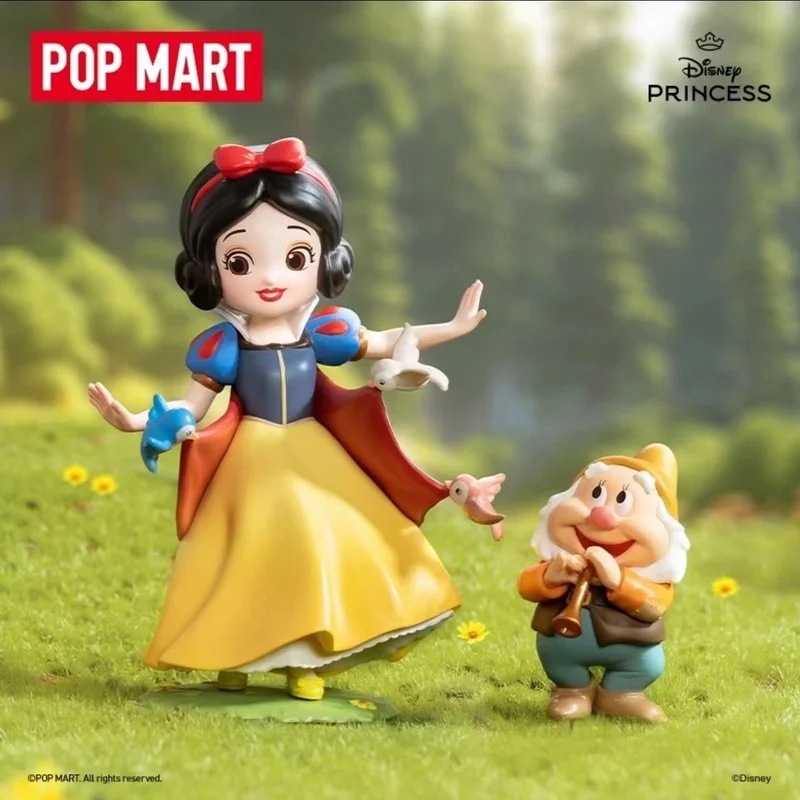 POPMART Bubble Mart Disney Белоснежка классическая серия слепая коробка ручной работы милый подарочный орнамент