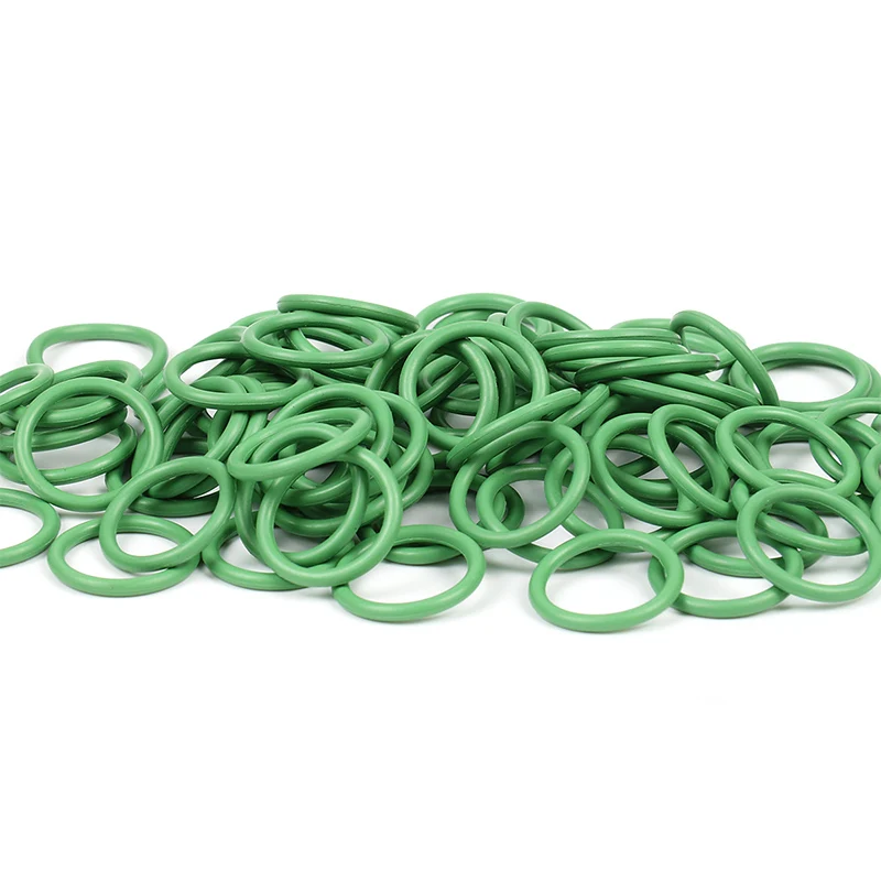 ( 12.42 x 1.78mm ) #10 R12 NBR Rubber O ring O-ring Seal Kit for Automotive Air Conditioning AC Car Pipe Green O Rings Sealing