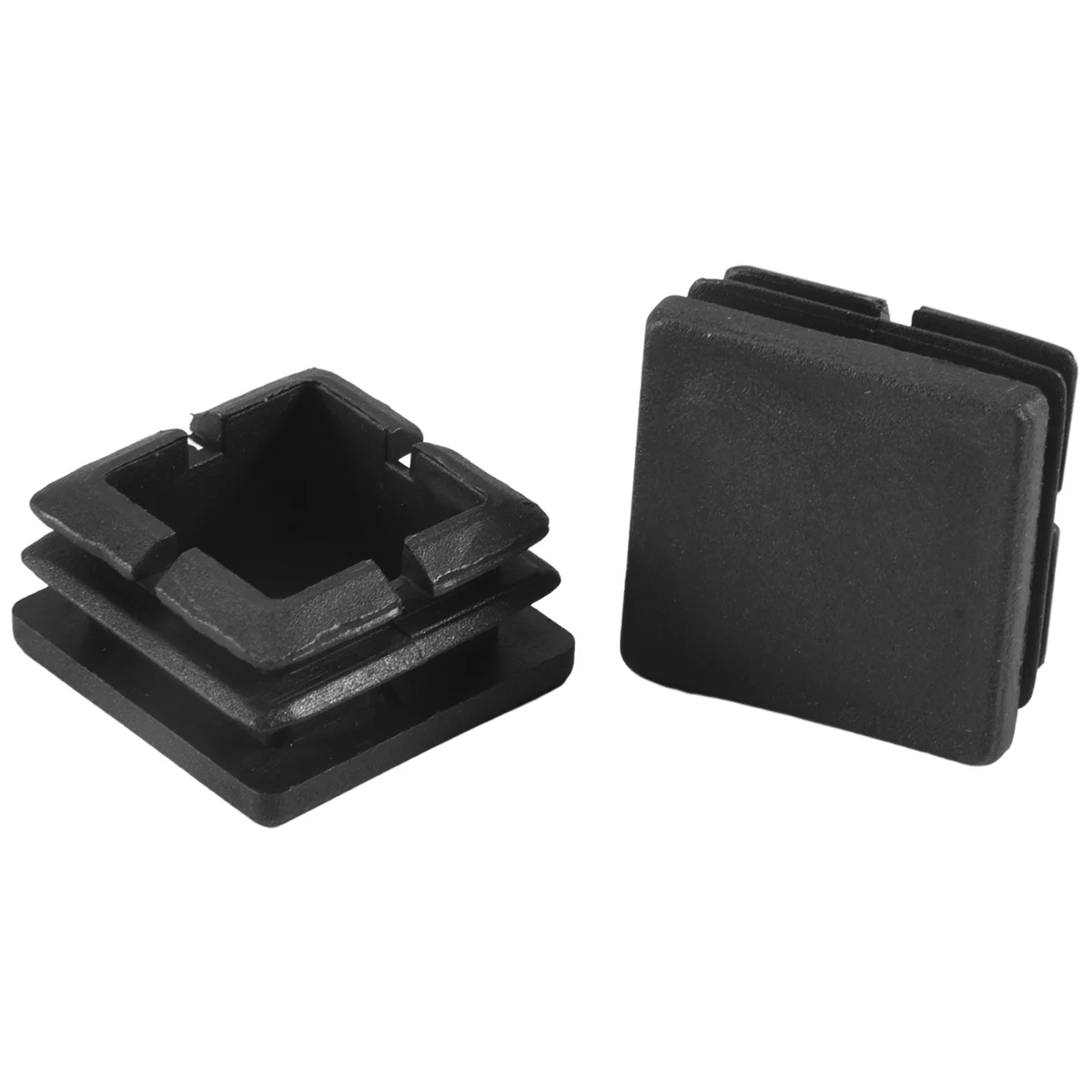 Tapón de tubo cuadrado de 1 pulgada, tapones de plástico, tapa de tubo, cubierta de tubo, inserto de tubo, tapones deslizantes para silla, 200 piezas