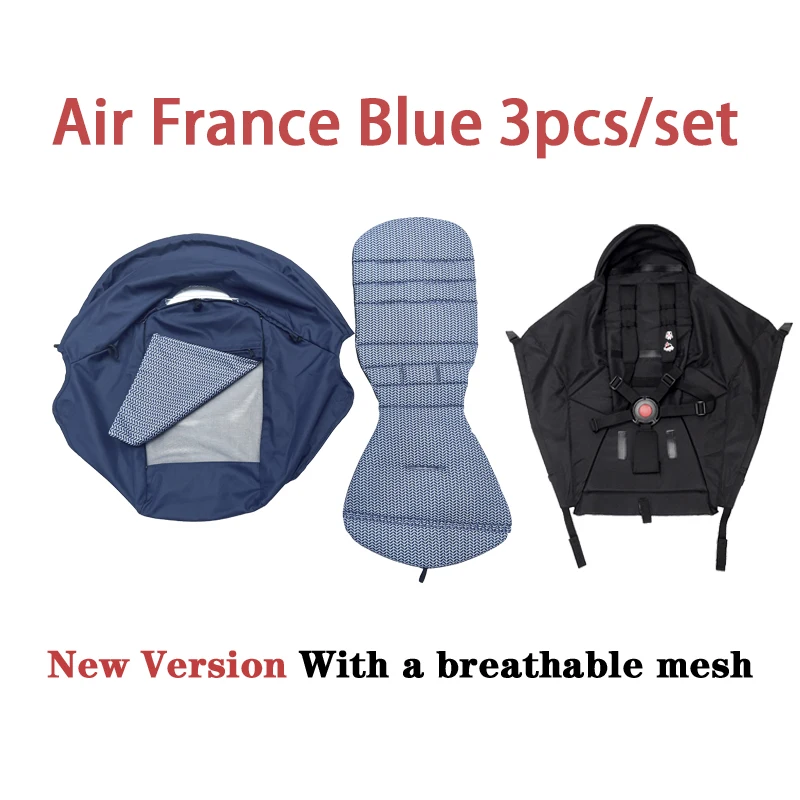 175° 3pcs/Set Stroller Accessories Hood&Mattress&Seat Cushion For YOYO/YOYO2/YOYA Babytime 1:1 Quality Canopy Cover Mattresses image 3