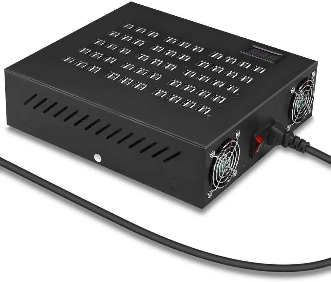 100 Port USB Charging Station, Multi Port Desktop Charger for Hotels Schools
