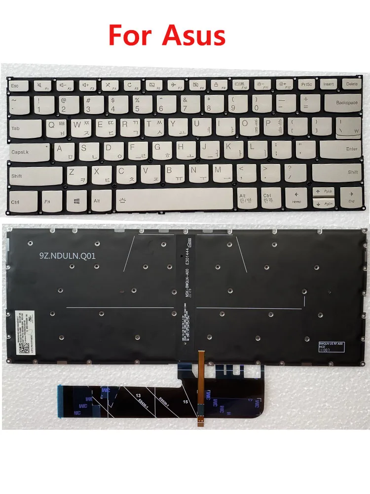 New Blacklight Laptop Keyboard With Backlight For LENOVO 730-15IKB 730-15IWL 530-14ARR S540-14 YOGA 740-14IKB KO Korean Original