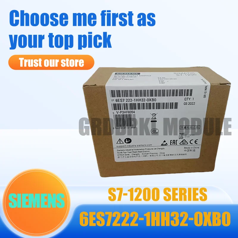 

100% Brand New original SIEMENS 6ES7222-1HH32-0XB0 6ES7 222-1HH32-0XB0 S7-1200 Digital output