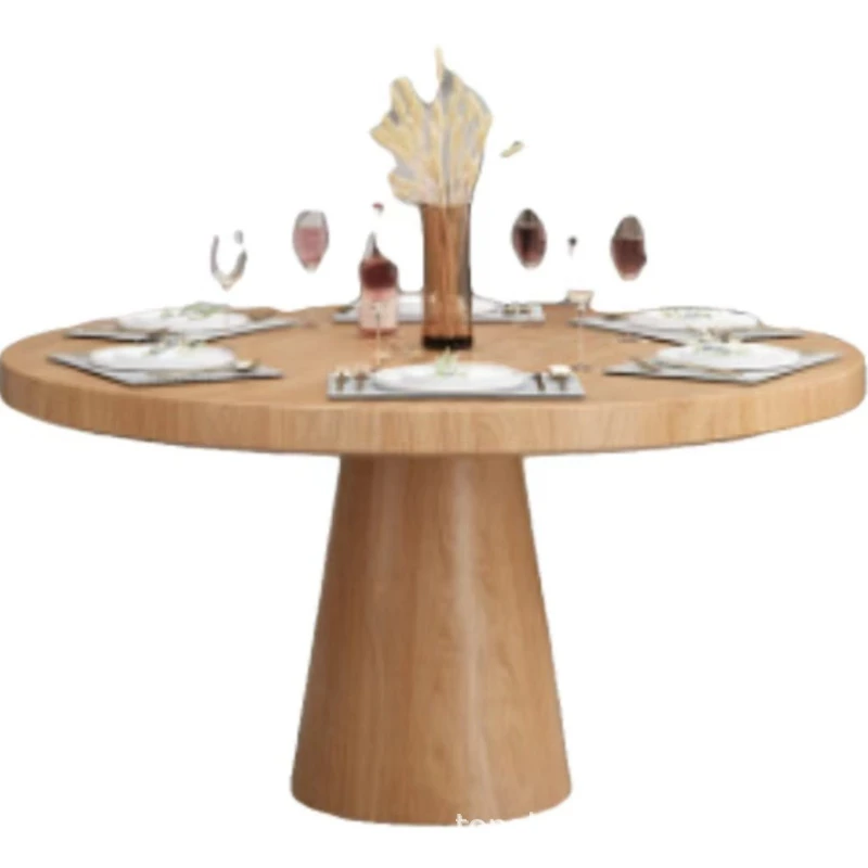 

Log round dining table