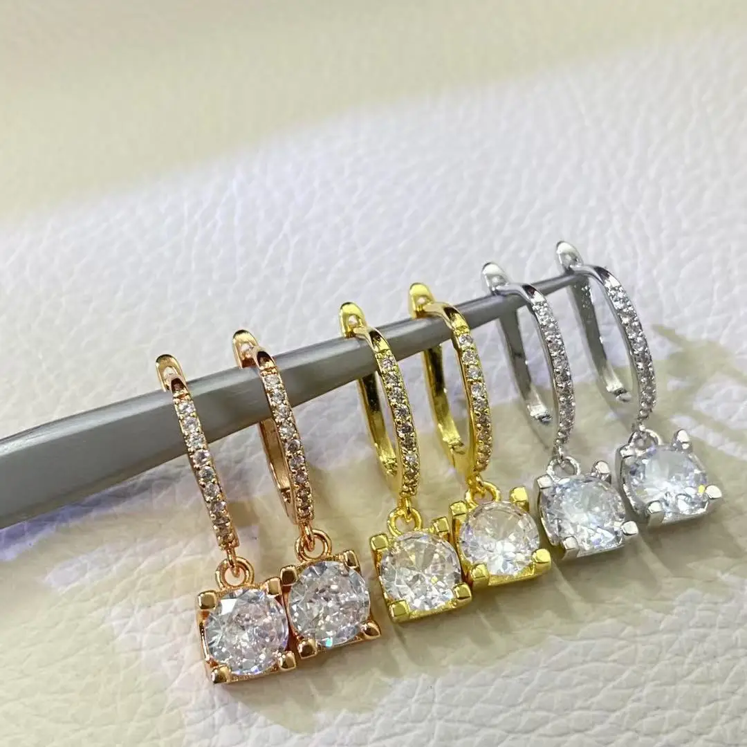 

Sugar Zircon Earrings for Women, Unique Earrings, 202 New Model, Hot Sale, High-end Feeling Drop Earrings, Fringe Earrings, Acce