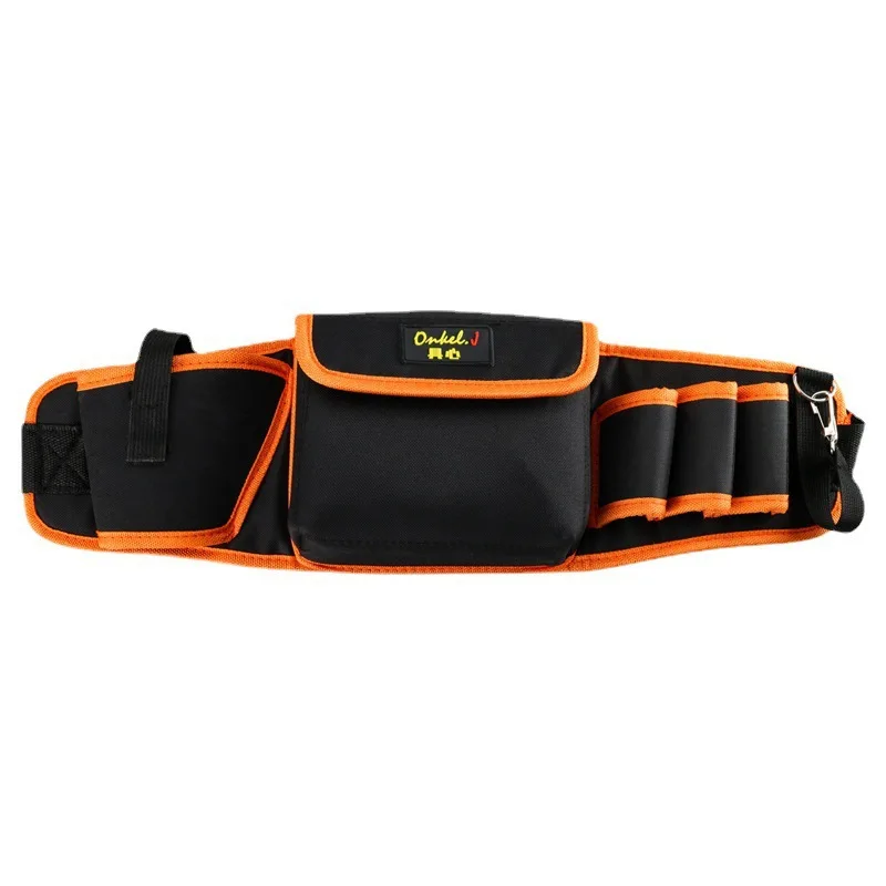 Cross-border Tool Waist Bag Multi-functional Hardware Repair Construction Site Woodworking Cosmetics Bag Canvas Bag New Elect...