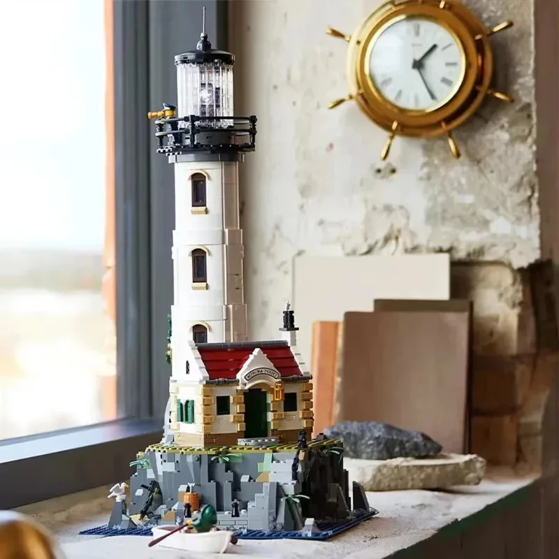 

Новинка 2026 года: Электрическая световая вышка 21335 MOC 2065, конструктор, детская игрушка, украшение, подарок на день рождения и Новый год