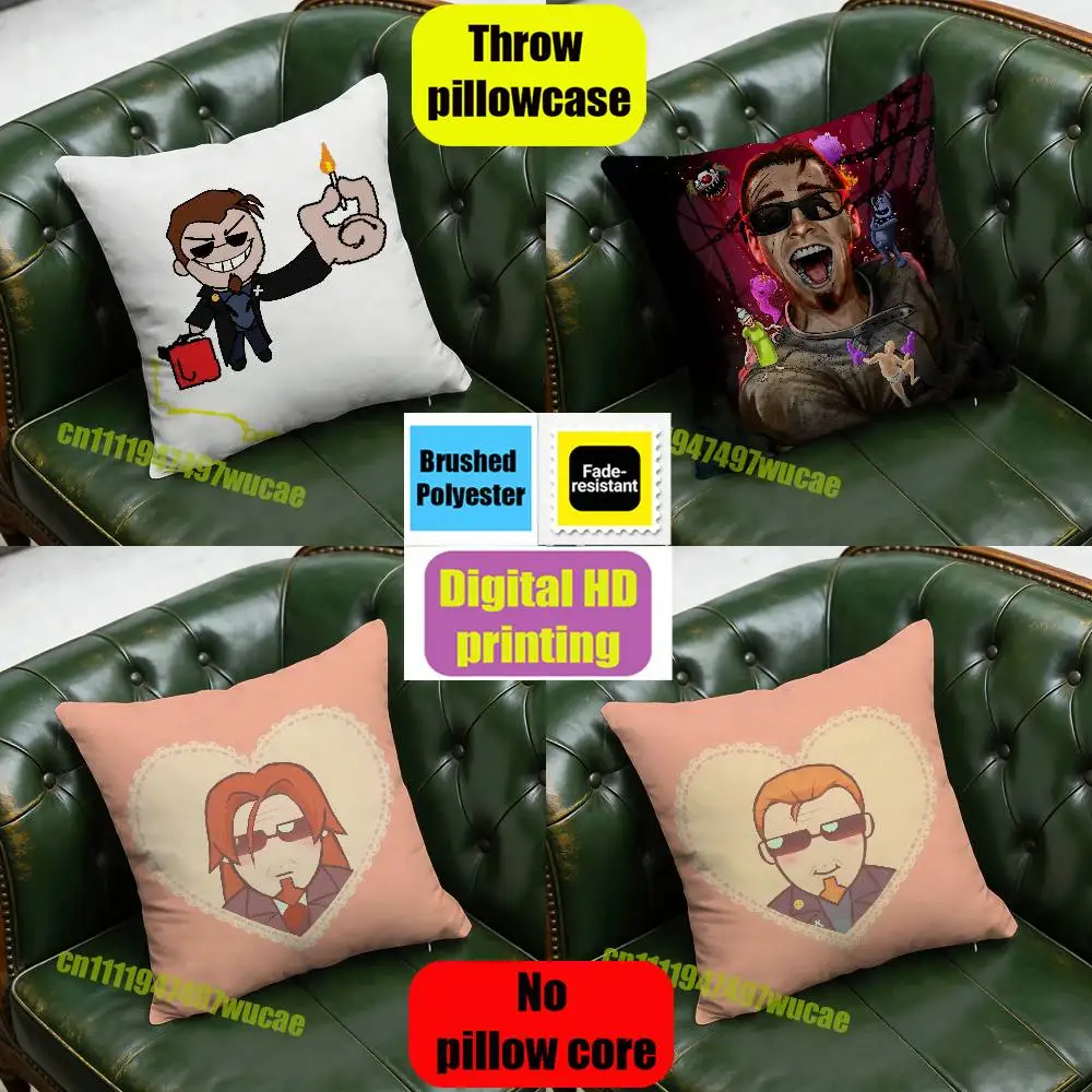 For The Postal Dude Throw Pillow Case 30x30cm Car Custom Square Pillowcase Pad Cushion Cover