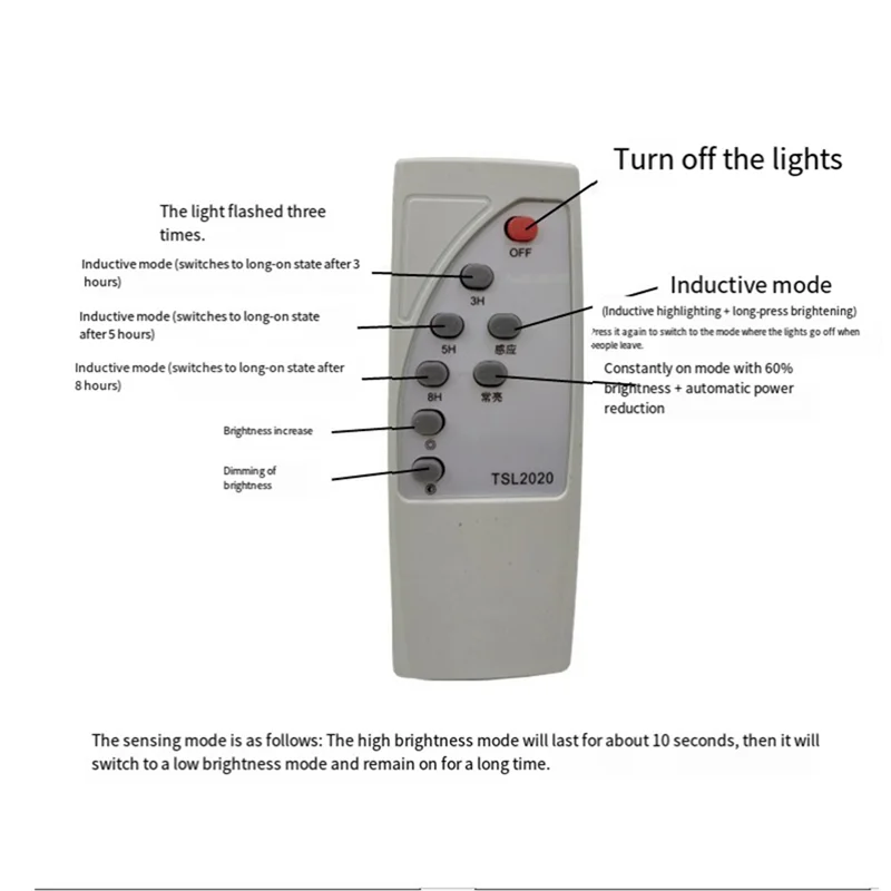 A95I-Solar Street Lamp Controller Circuit Board With PIR Human Body Induction, 3.2V 3.7V Remote Control Function