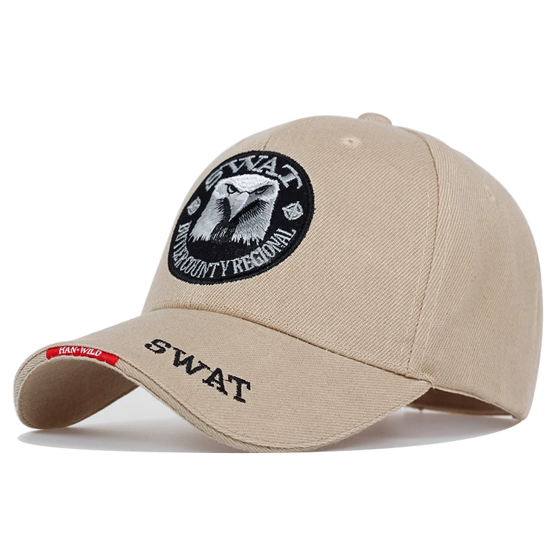 Fashion SWAT Eagle Embroidery Hip-hop Hats Outdoor Adjustable Casual Baseball Caps Sunscreen Hat