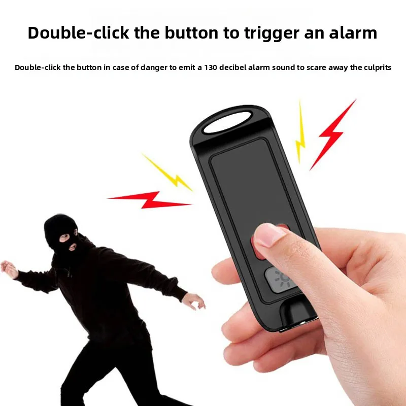 Picture 4: Women's Self-Defense Flalight Waterproof oing Scr Alarm Portable Anti-Loout Light Source High Intensi LED