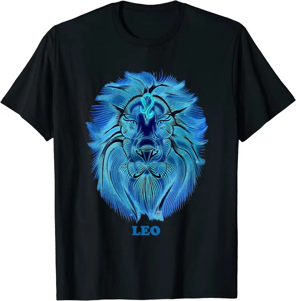 New Limited Blue Leo Personality Astrology Zodiac Sign Horoscope Classic T-Shirt