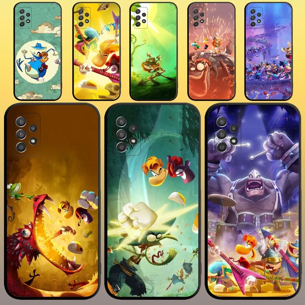

Game Rayman Legends Phone Case for SamsungA 91,80,73,72,71,70,53,52,51,42,41,40,32,31,30,22,21,20,13 S 4G 5G Soft Black Case