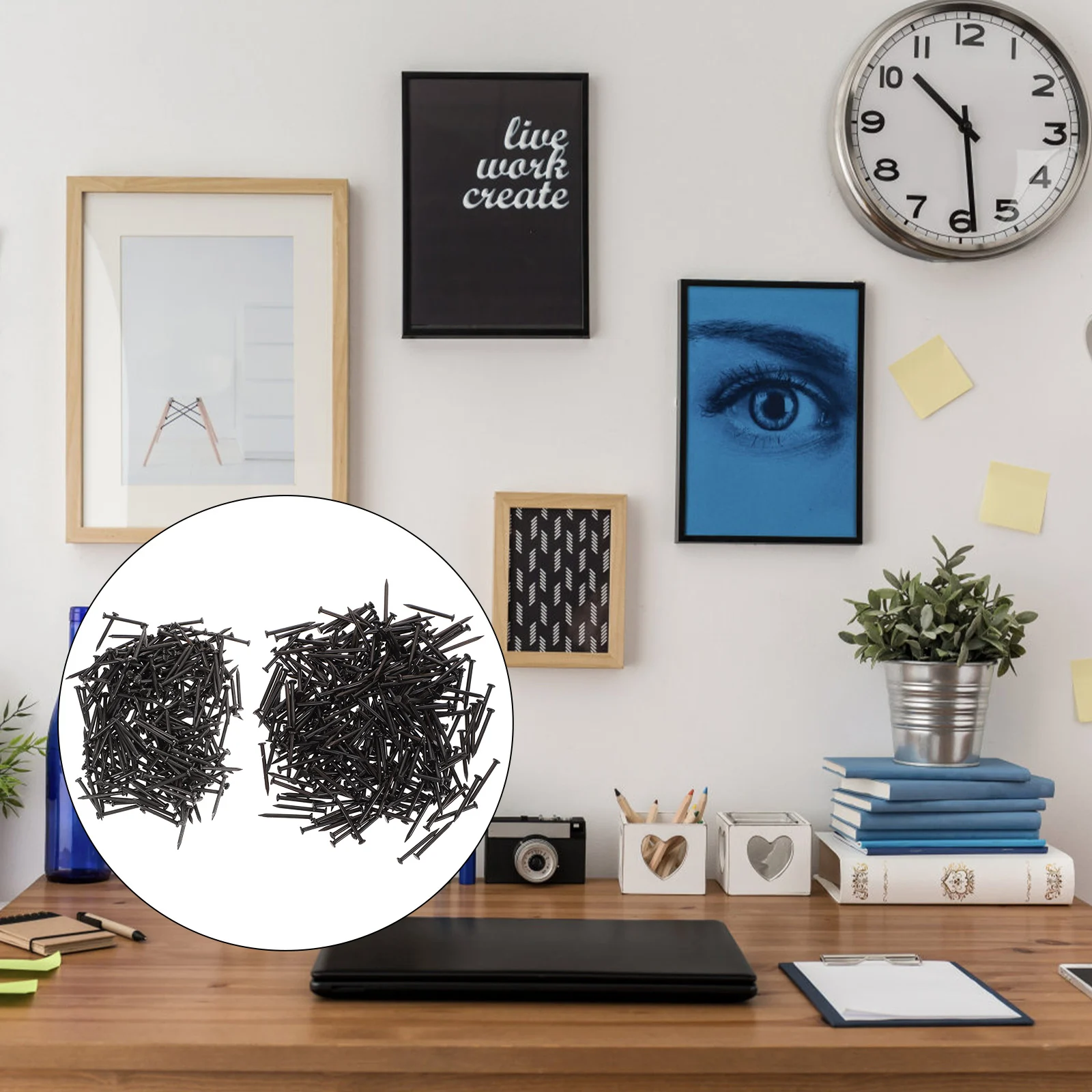 

Black Steel Cement Nails Kit 25# 30# Point Tip for Concrete Walls Finishing Stainless Hardened Nail