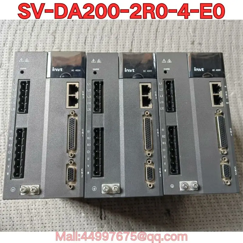 Second-hand SV-DA200-2R0-4-E0 servo drive function test is normal Latest prices for August 2026