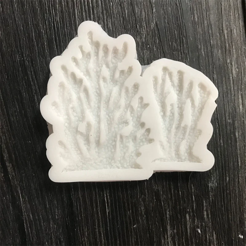 Marine Series Shell Seaweed Coral Shape Silicone Mold Fondant Gumpaste Mould Sugarcraft Chocolate Clay Molds Baking Tools