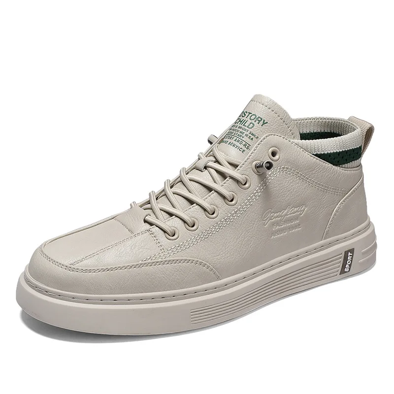 Herenschoenen Lente Herfst Heren Casual Schoenen Koreaanse Versie Trend Veelzijdige Board Schoenen Kleine Witte Trendy Schoenen Zapatos Hombre