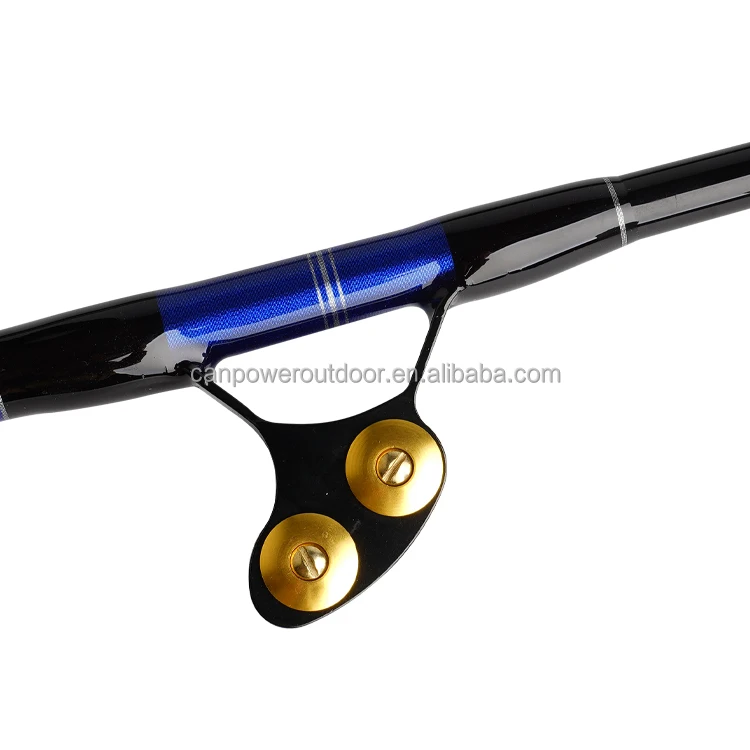 New Designed Big Game Rod Pole 6ft 130lbs 200lbs 80lbs Glass Fiber Tuna Rod Fishing Deep Sea Boat Saltwater Trolling Fishing Rod