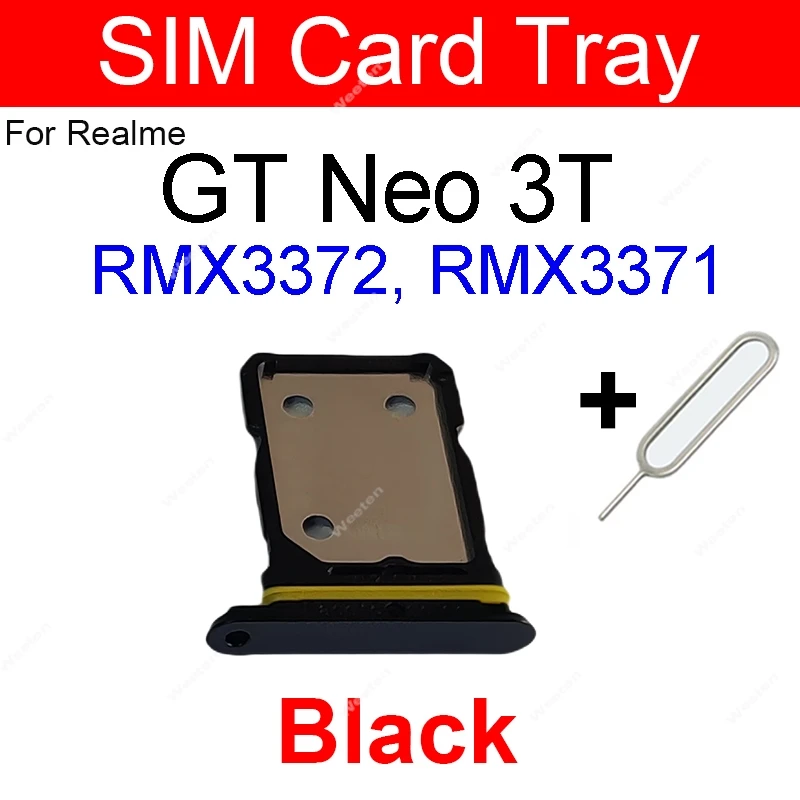 SIM Card Tray For Realme GT 2 Pro Neo 3 3T SIM Card  Card Socket Reader Holder Slot Replacement Parts