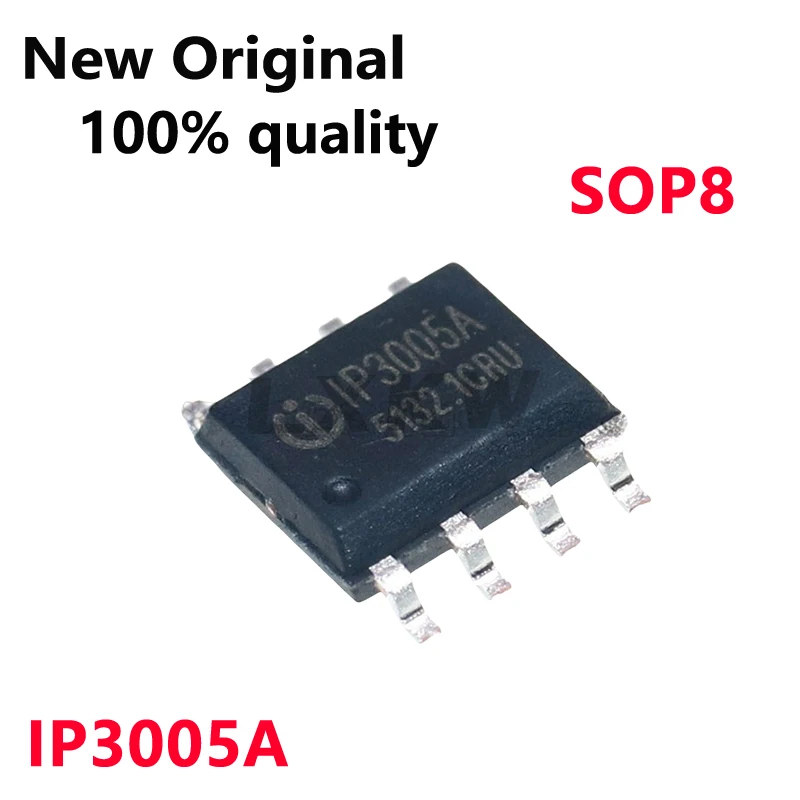 10-100/PCS New Original IP3005A SOP8 2.1A charging /2.4A discharging single-cell lithium battery protection chip In Stock