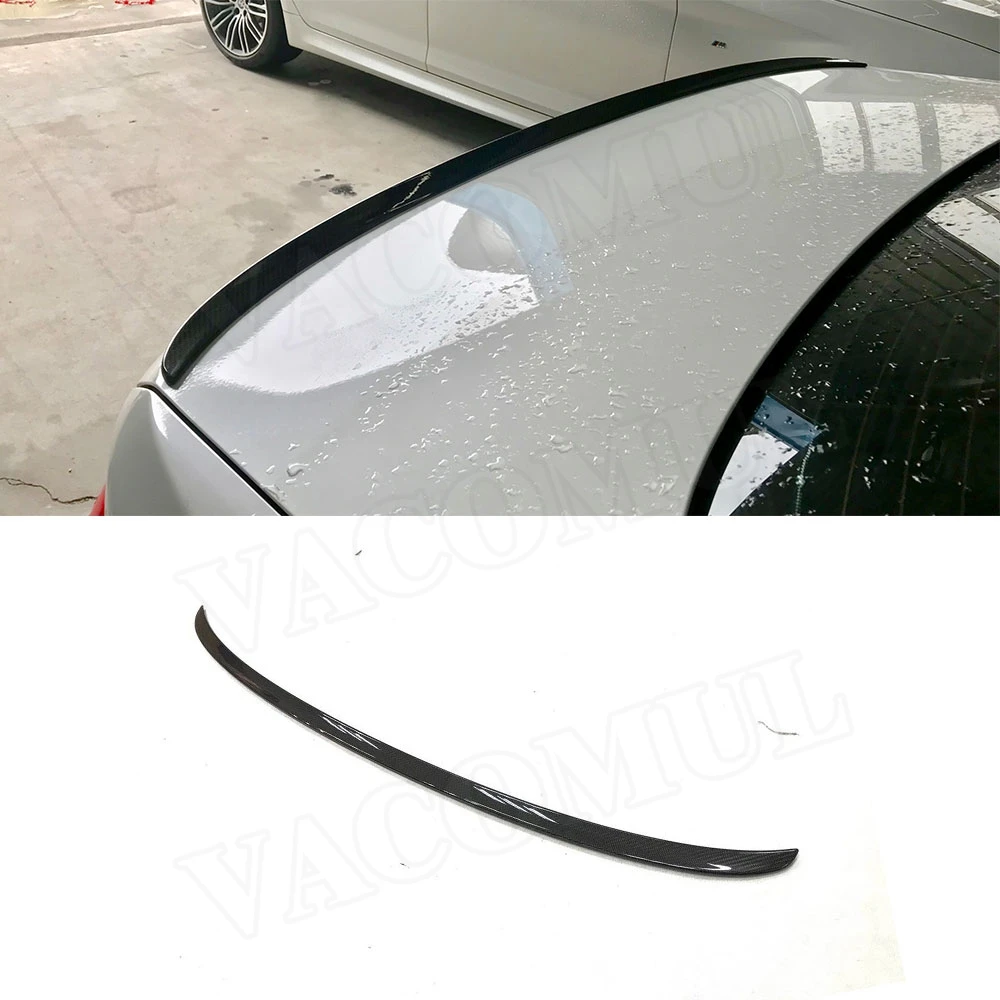 

VACOMUL Carbon Fiber Car Rear Spoiler Rear Wing Spoiler Lip for BMW 5 Series G30 F90 M5 Sedan 530i 540i 2017-2019 Trunk Boot FRP