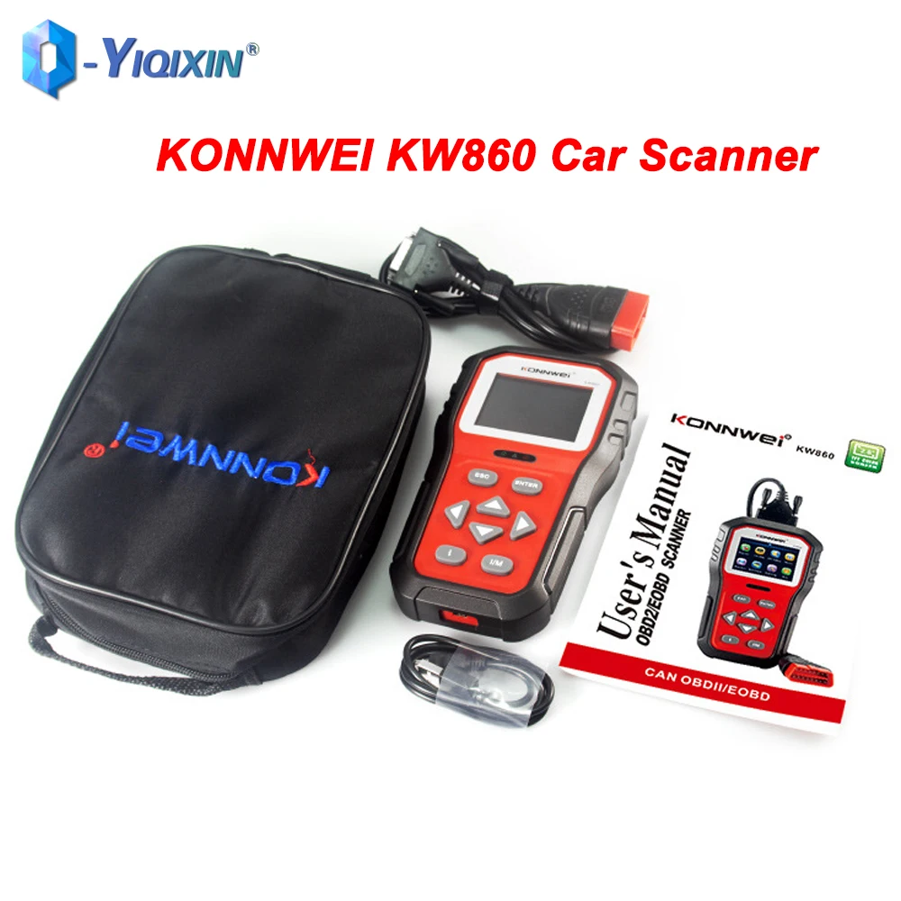 

For KONNWEI KW860 Car Scanner Full OBD2 Funtion Read/Erase Engine Fault Code Live Data Stream Repair System Auto Diagnostic Tool