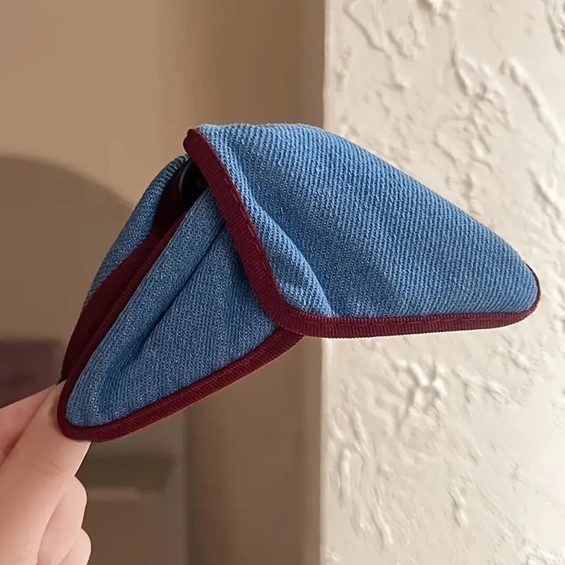 Einzelne Vintage-Haarspange mit Schleife, Retro, elegantes Haar-Accessoire für Pferdeschwänze und Hochsteckfrisuren, rutschfeste Haarklammer für Frauen – Detail 5