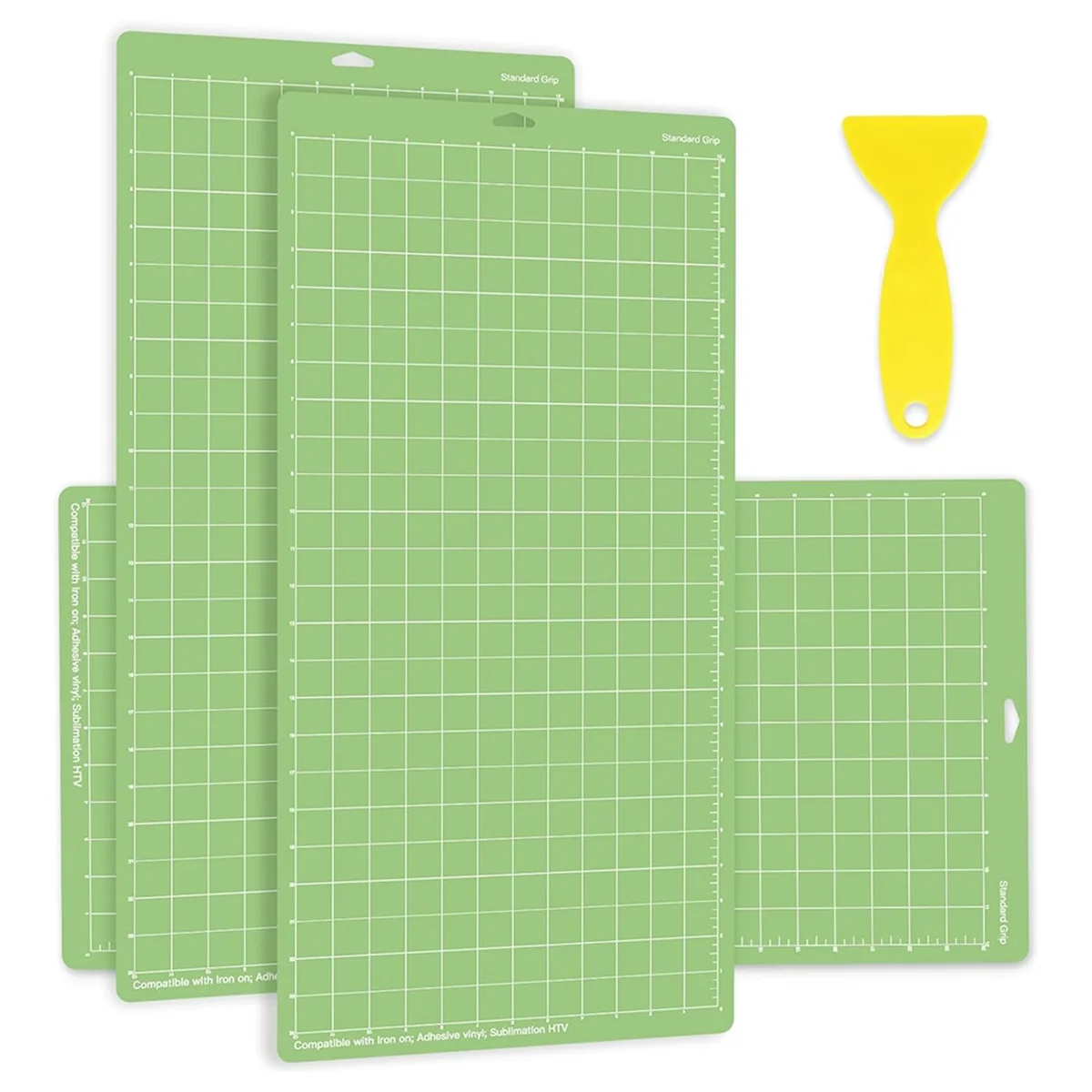 

3 Pack Cutting Mats - 12x24 Inches Green Standard Grip Cutting Mats Accessories,Green