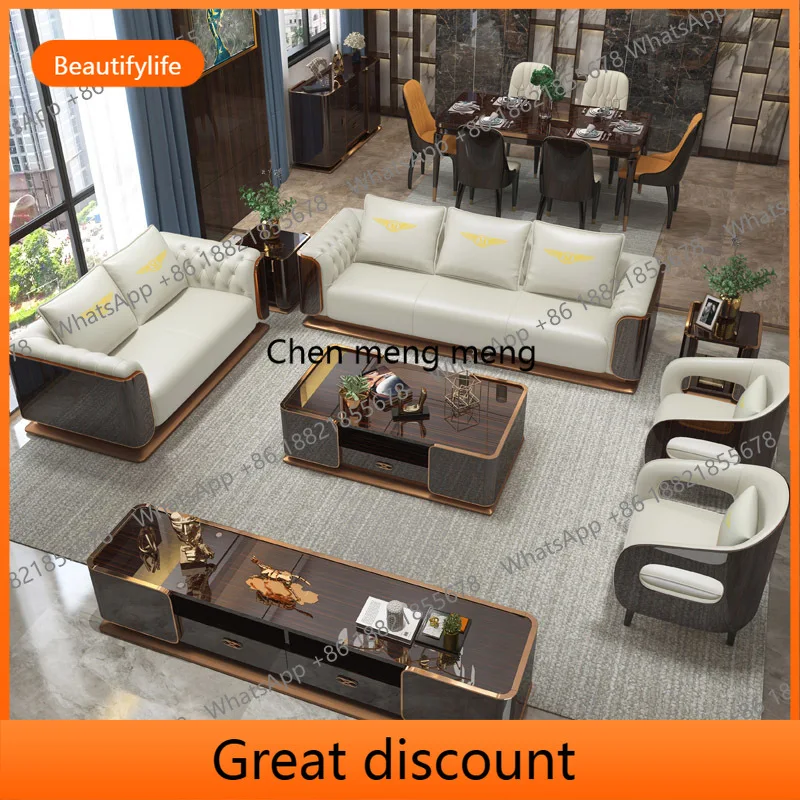 

D53 Corner Minimalist Living Room Sofas Floor Relaxing Modern Sectional Living Room Sofas Lazy Leather Muebles Postmodern Furnit