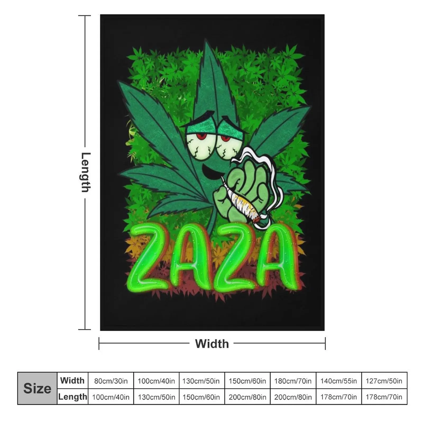 ZaZa Weed Throw Blanket anime Winter beds heavy to sleep Decorative Beds Blankets