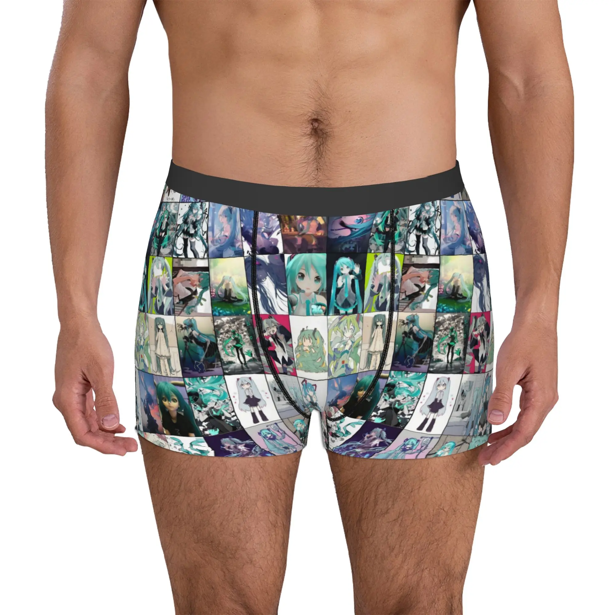 cuecas-boxer-masculinas-divertidas-de-anime-hatsune-miku-j-pop-vocaloid-utaite-com-estampa-de-desenho-animado